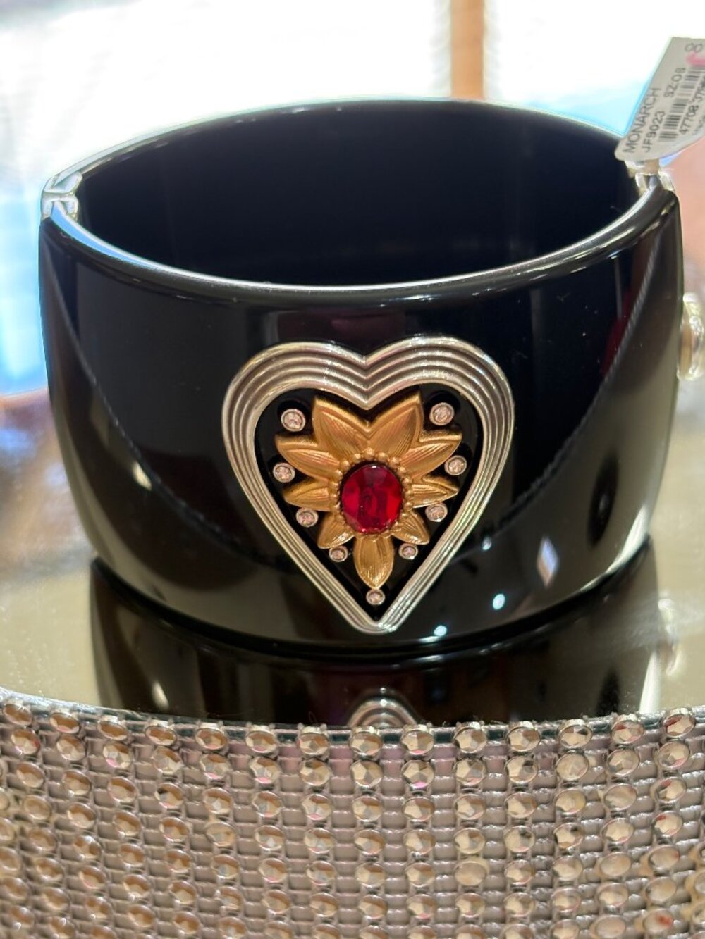 Brighton Gorgeous Monarch Black Bangle